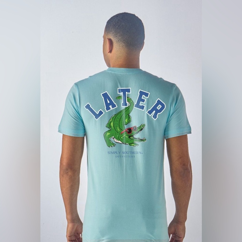 🆕 SIMPLY SOUTHERN LATER GATOR UNISEX T-SHIRT SIZE SMALL